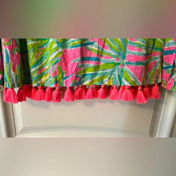 Lilly Pulitzer Tasseled Linzy Blouse - Picture 2 of 6